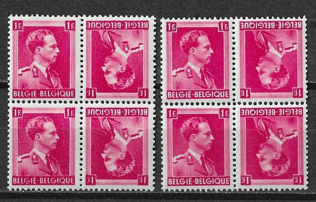 Belgique OPC KP22 H.M. Leopold III (variation de couleur) **, Neuf, Enlèvement ou Envoi, Non oblitéré, Chefs d'Etat