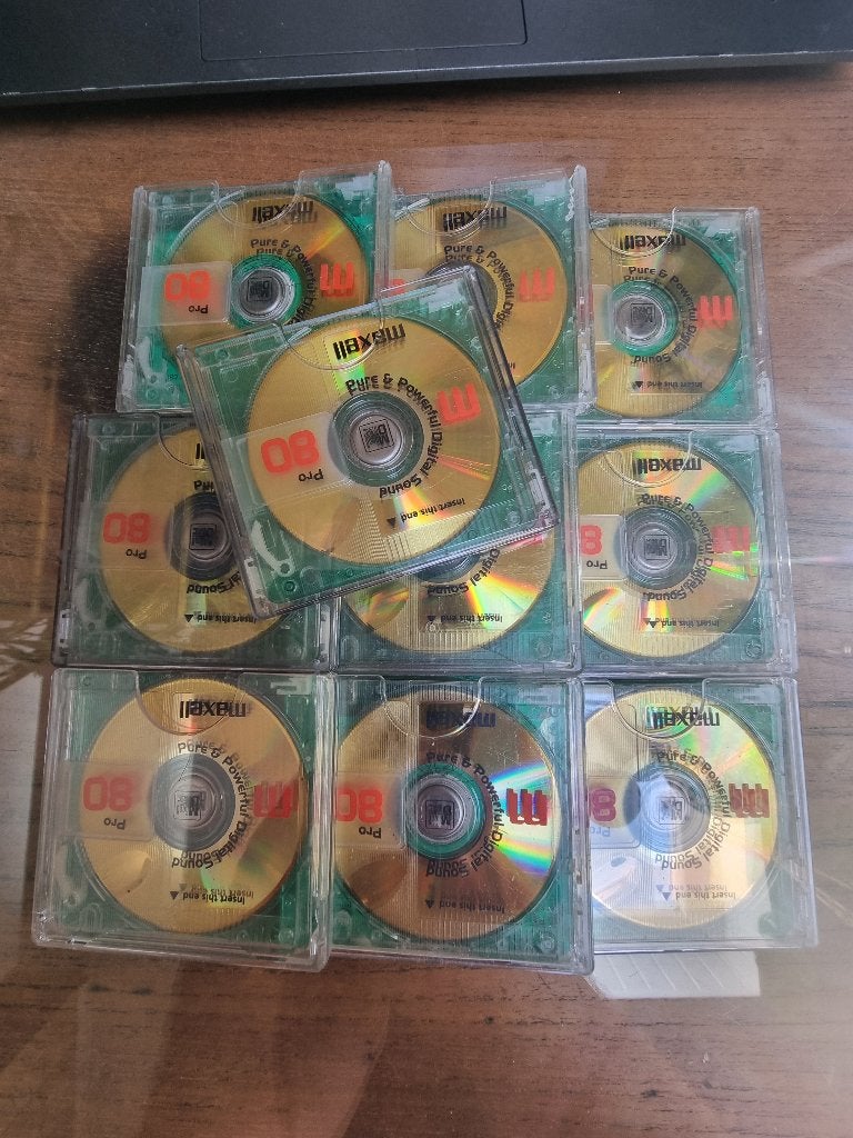 Minidiscs 10 stuks, Audio, Tv en Foto, Walkmans, Discmans en Minidiscspelers, Ophalen of Verzenden
