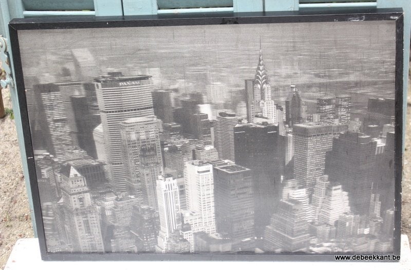 Retro hedendaagse kader lijst New York 3D, Ophalen of Verzenden
