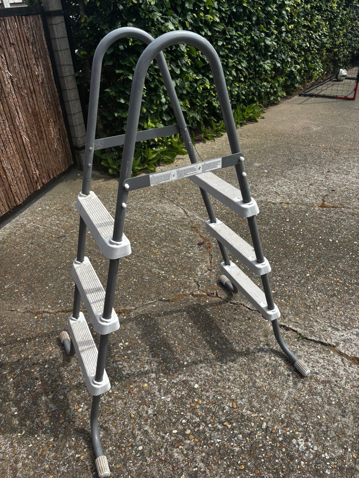 Zwembad ladder, Ophalen, Gebruikt