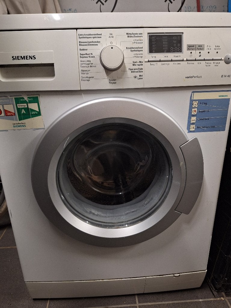 Wasmachines, Electroménager, 1200 à 1600 tours, 6 à 8 kg, 85 à 90 cm, Chargeur frontal