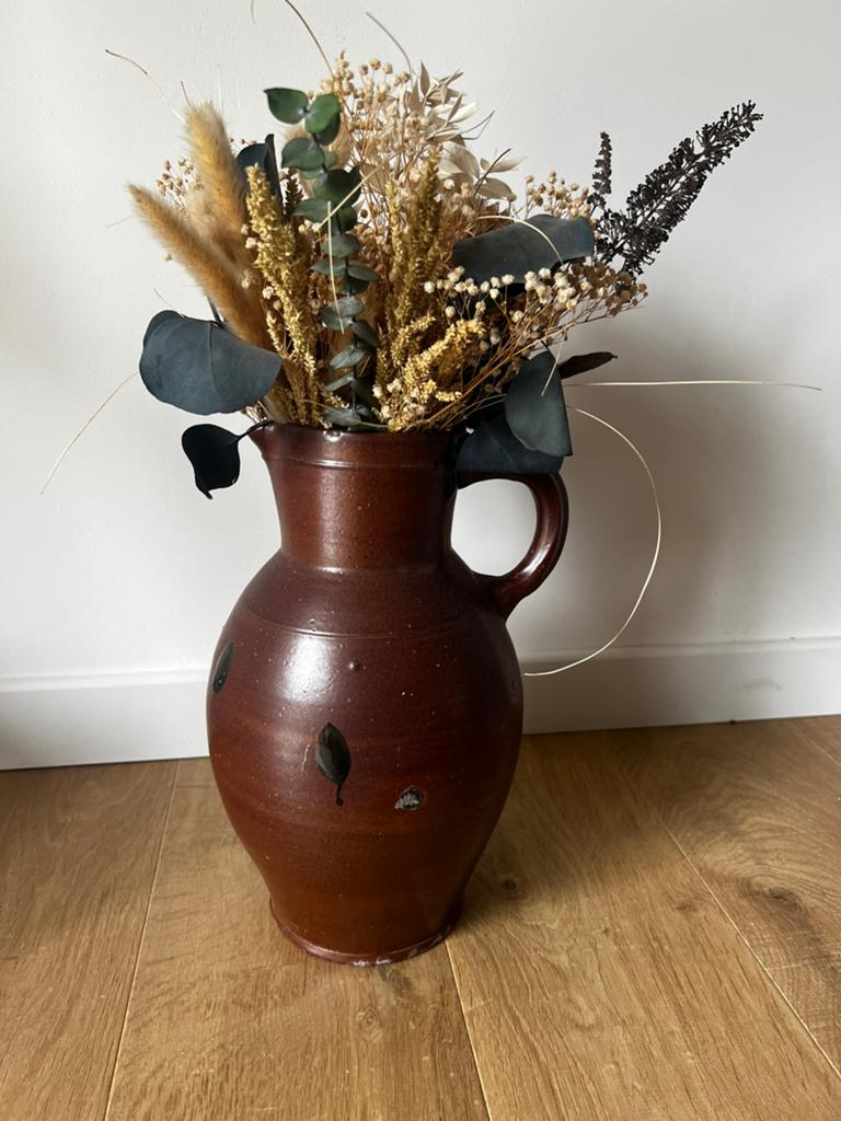 Belle jarre vase vintage, Maison & Meubles, Enlèvement, Comme neuf