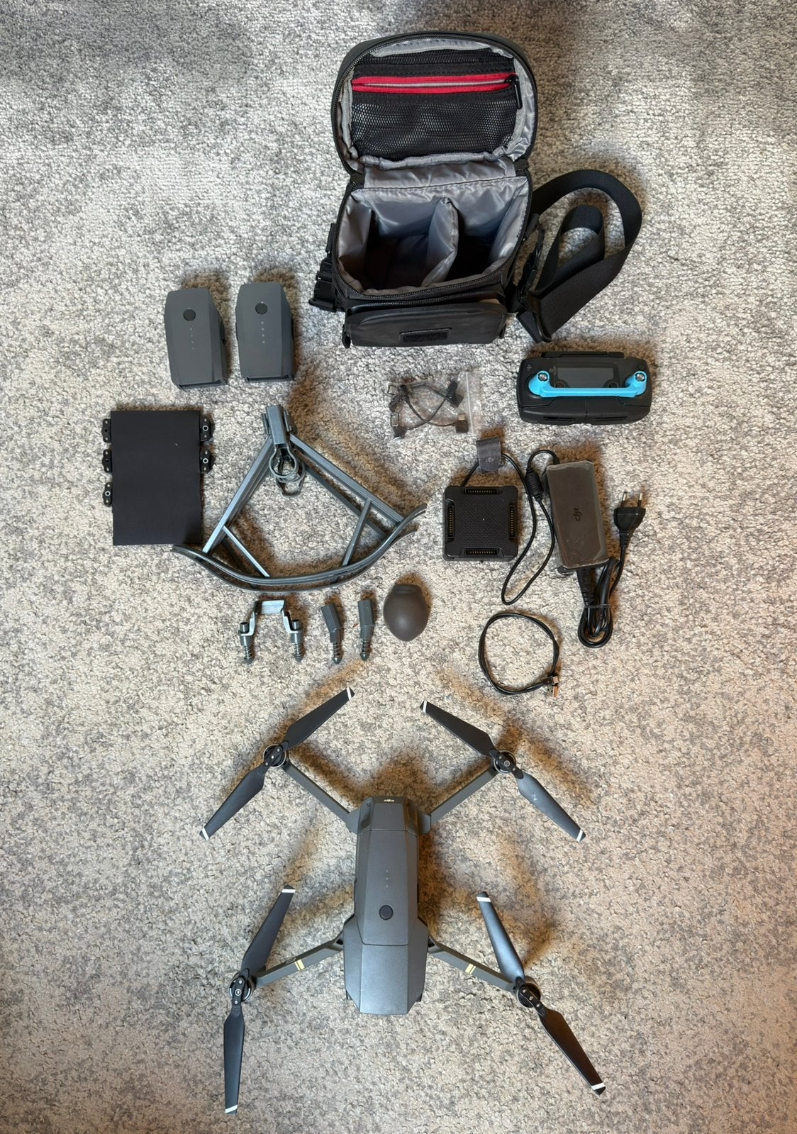 DJI Mavic Pro Fly More Combo – Très bon état – accessoires, TV, Hi-fi & Vidéo, Drones, Drone avec caméra, 250 à 900 g, Enlèvement ou Envoi