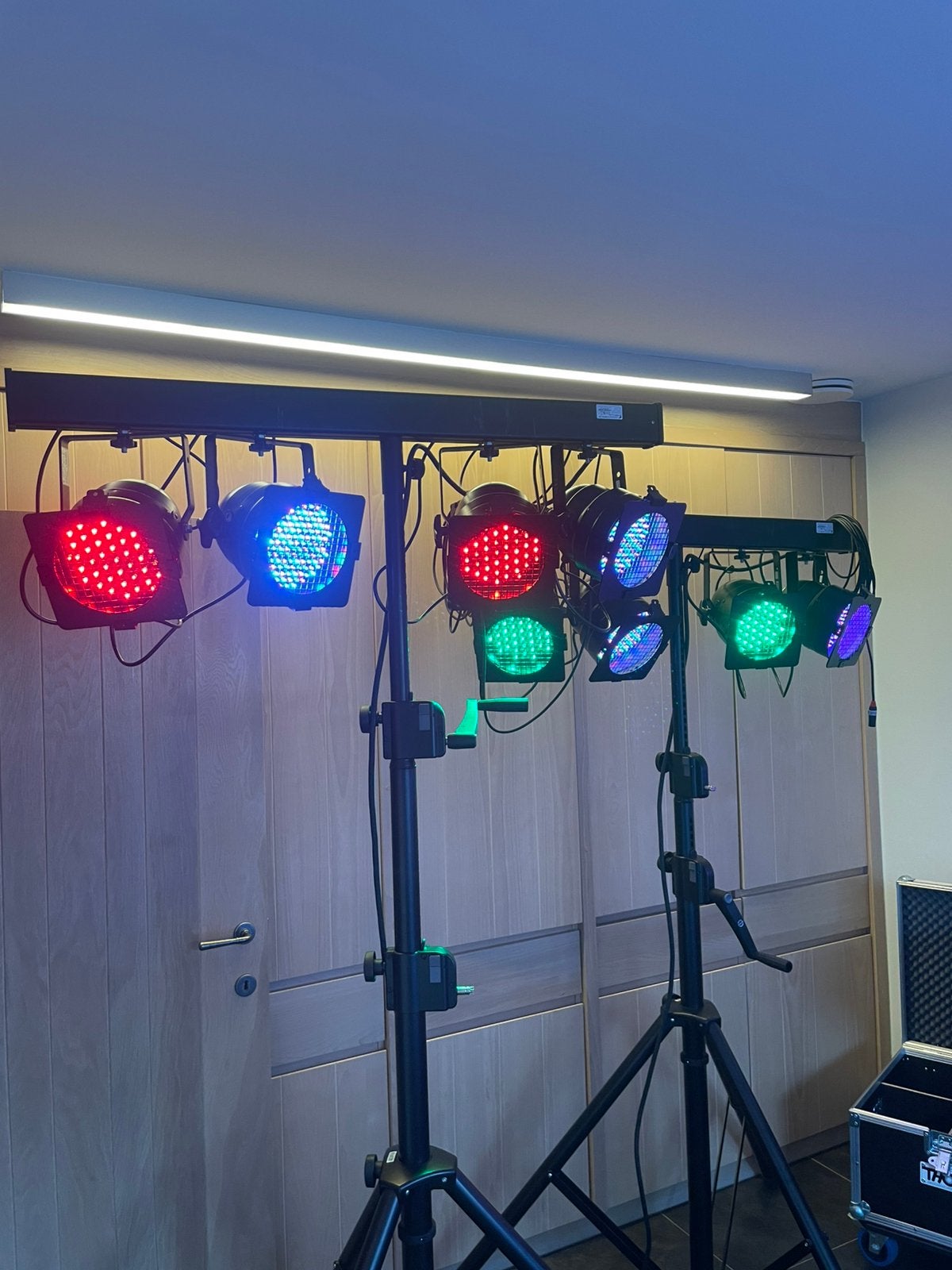 led par56 fourbar (2x), Muziek en Instrumenten, Ophalen, Zo goed als nieuw, Licht, Geluidgestuurd