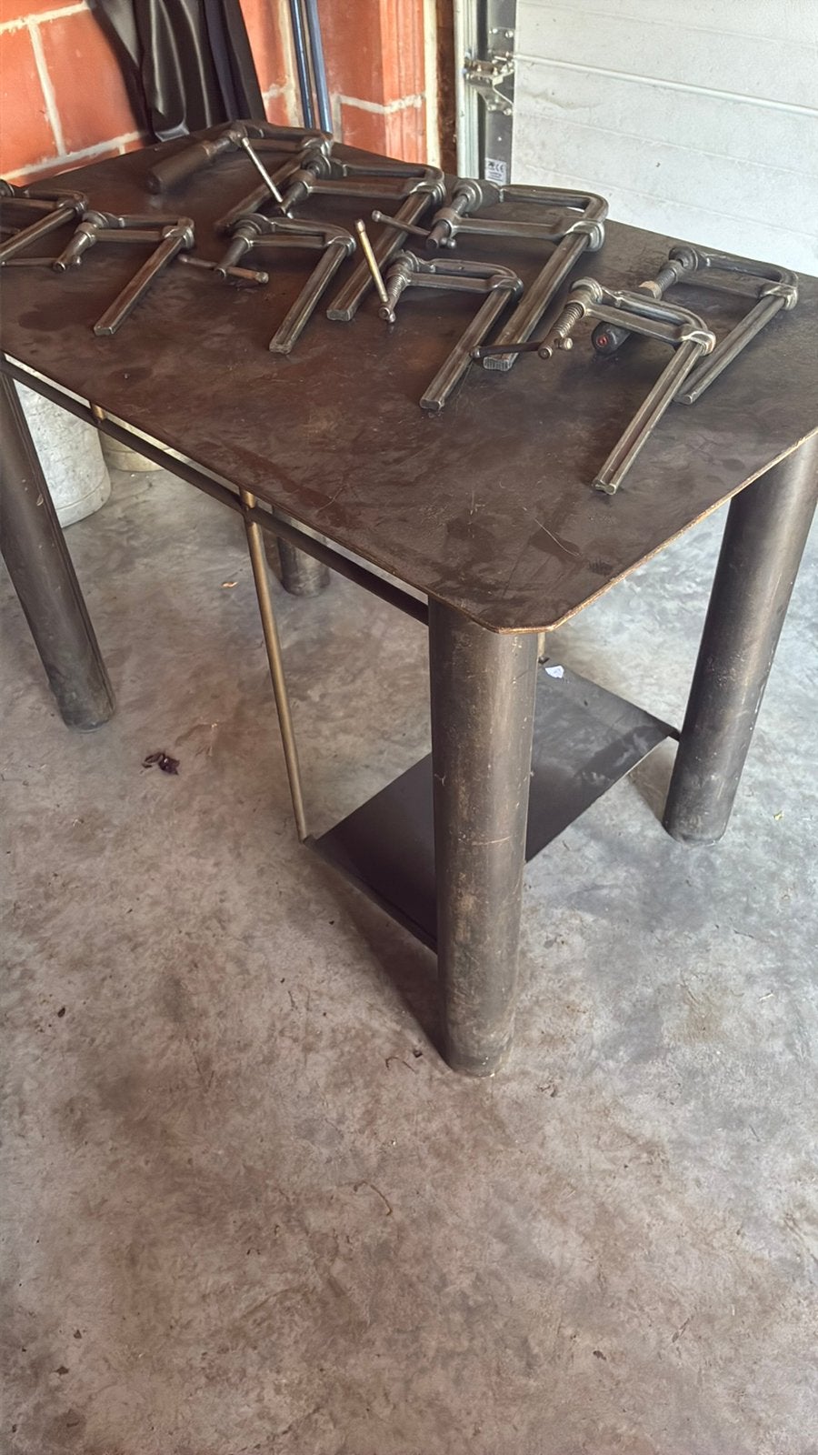 Metalen werkbank, Enlèvement, Utilisé, Moins de 70 cm