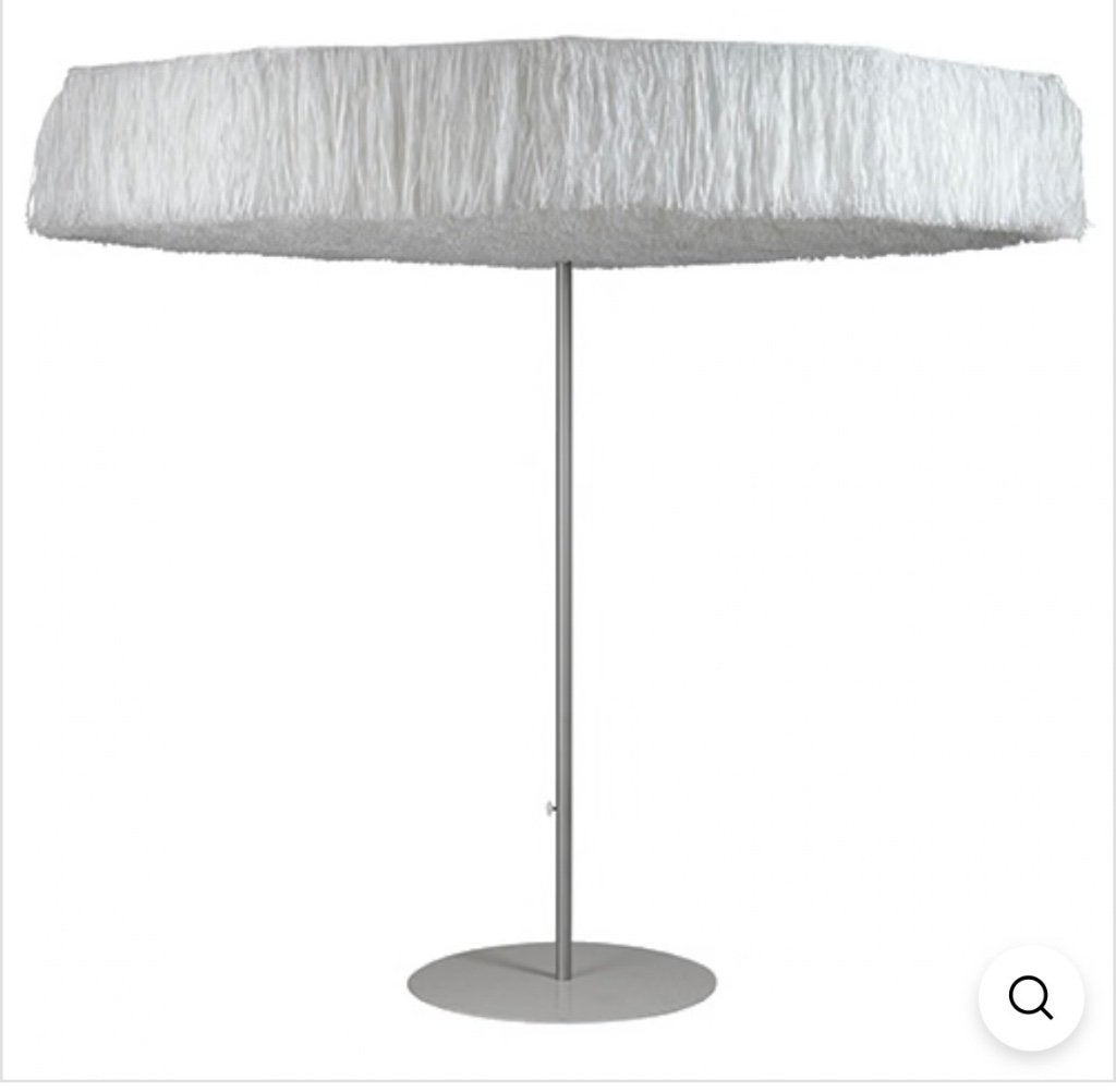 Parasol froufrou, Ophalen, Gebruikt