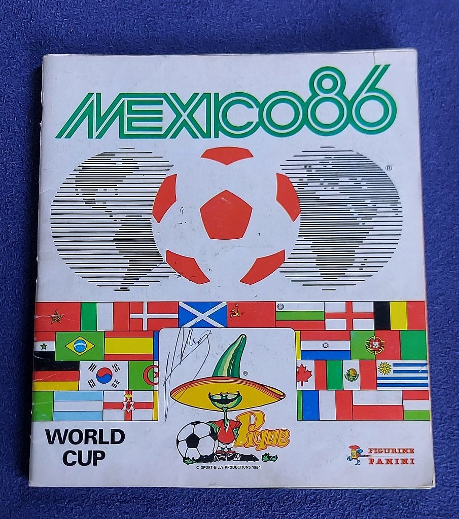 Panini sticker album voetbal ' WK Mexico 1986 ' -volledig-, Enlèvement ou Envoi, Comme neuf, Plusieurs autocollants
