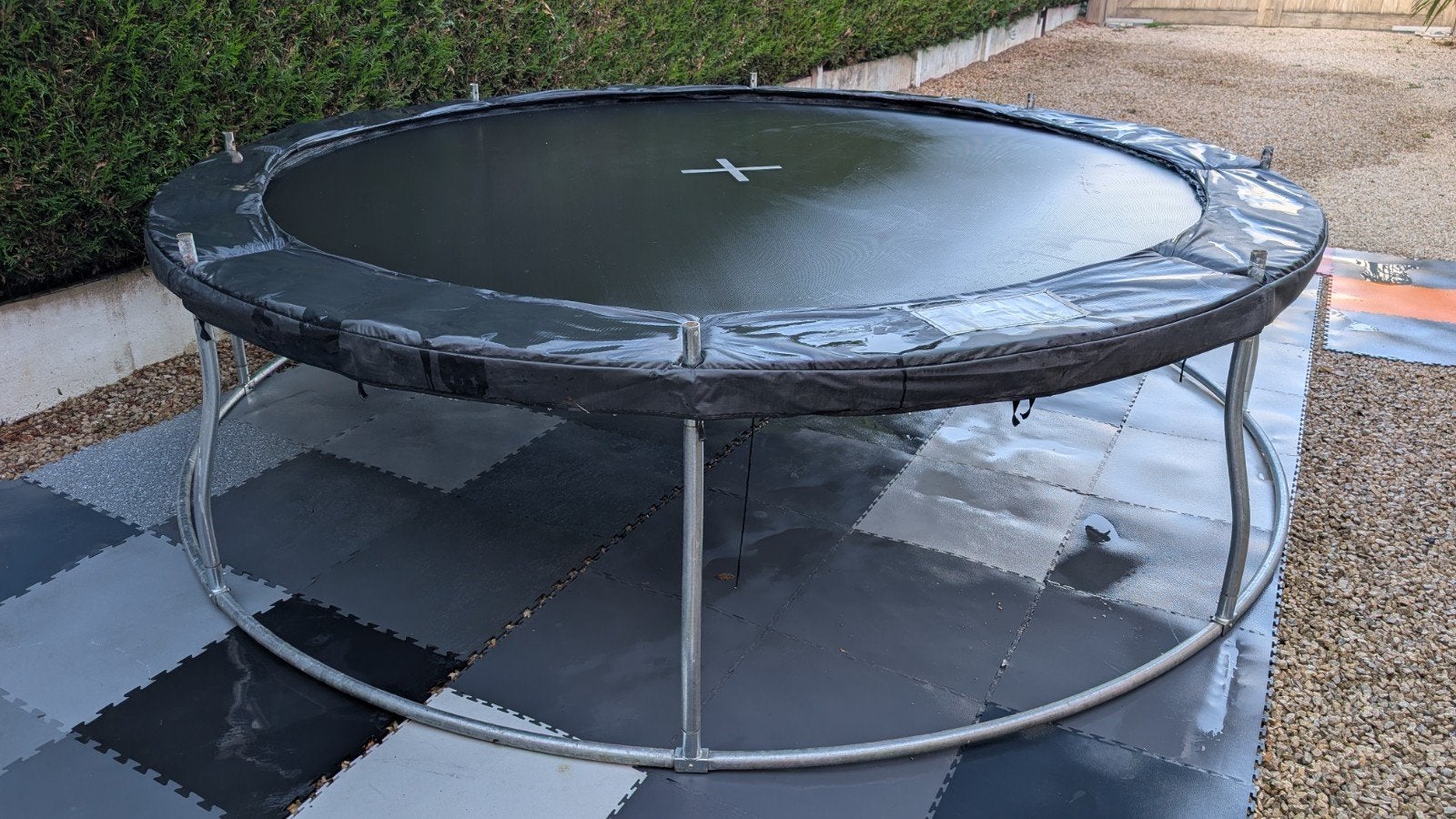 trampoline 305 cm diameter, Ophalen, Zo goed als nieuw