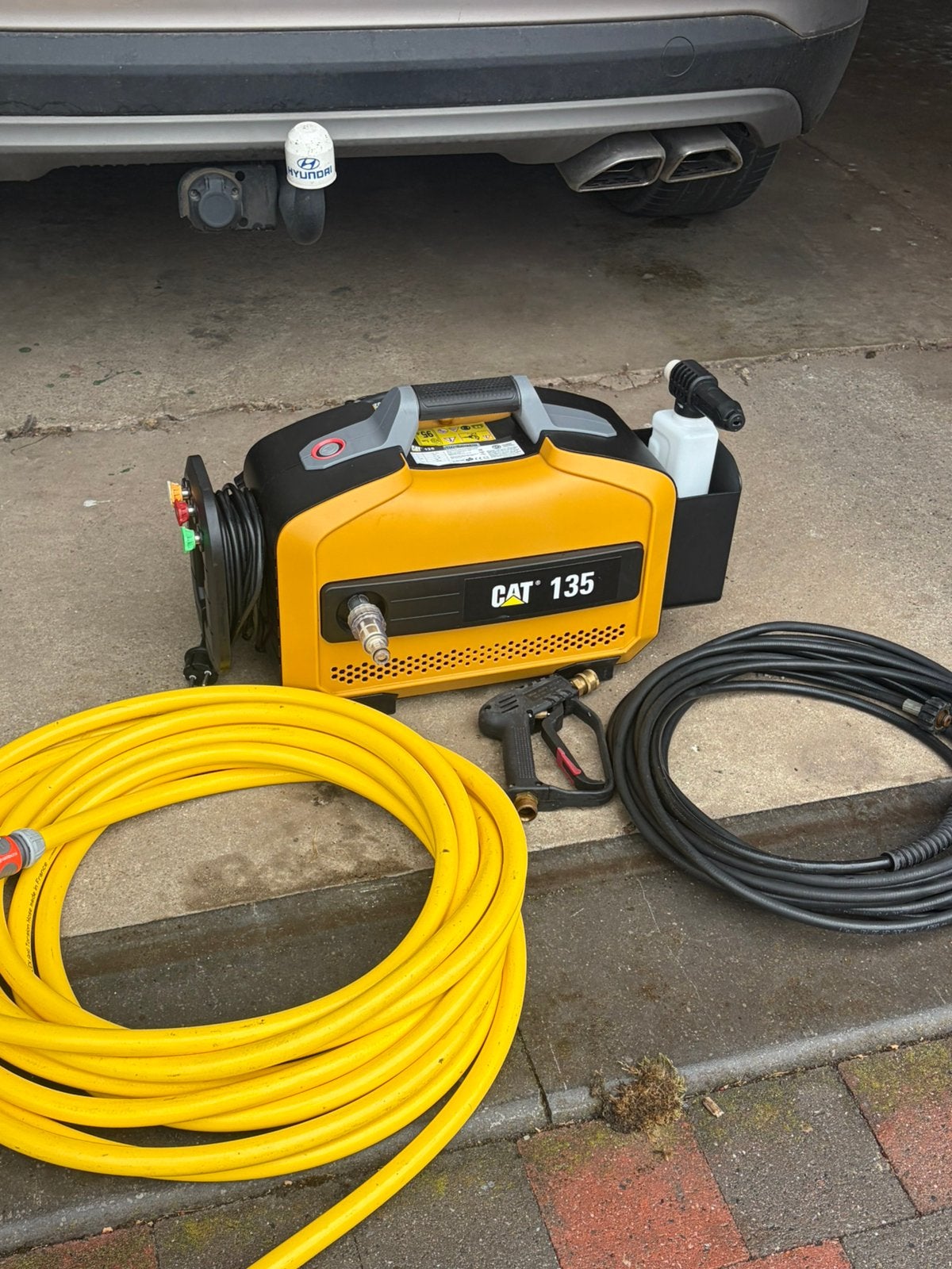 CAT 135 Hogedrukreiniger 135 bar – Complete set, Ophalen, Gebruikt