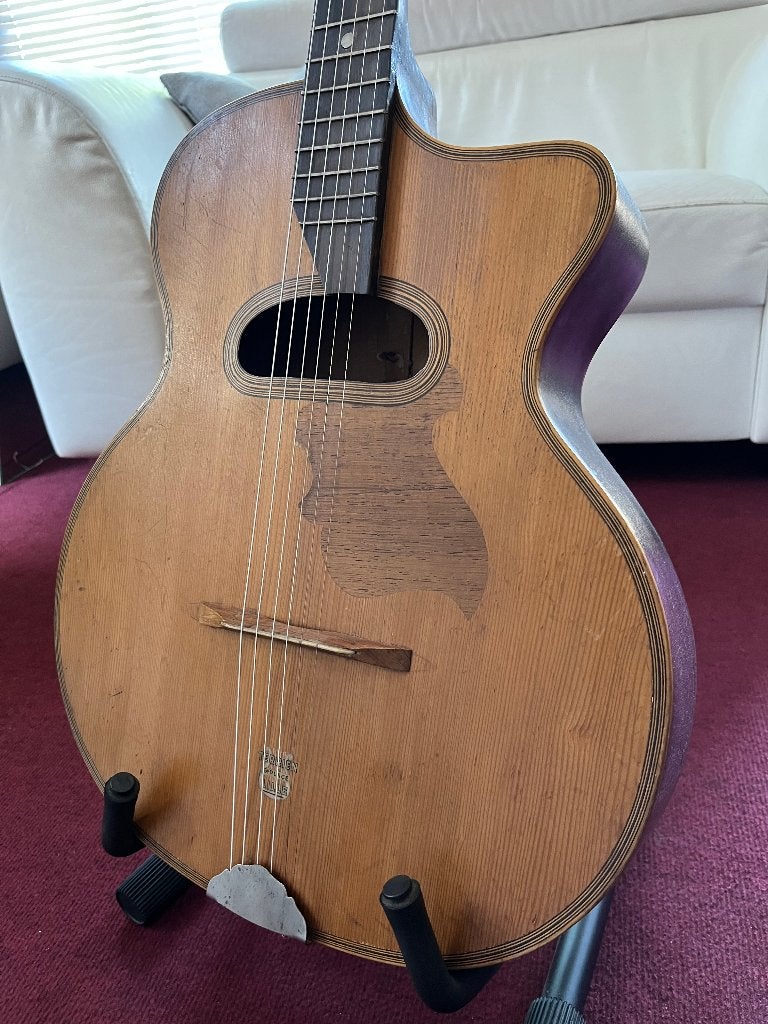 gypsy manouche jazz gitaar guitare, Ophalen of Verzenden, Gebruikt, Western- of Steelstringgitaar