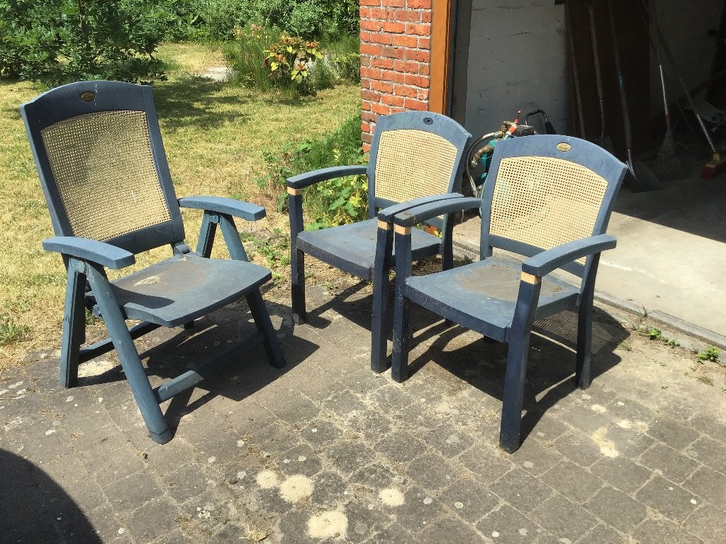 Tuinstoelen Gratis, Ophalen, Gebruikt, Kunststof