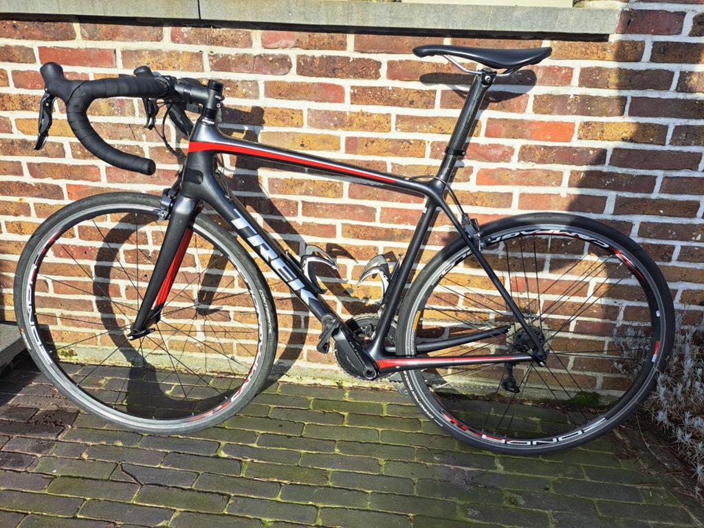 Lichte klimfiets Trek Emonda SL 56, di2, 4iii powermeter, Ophalen, Carbon