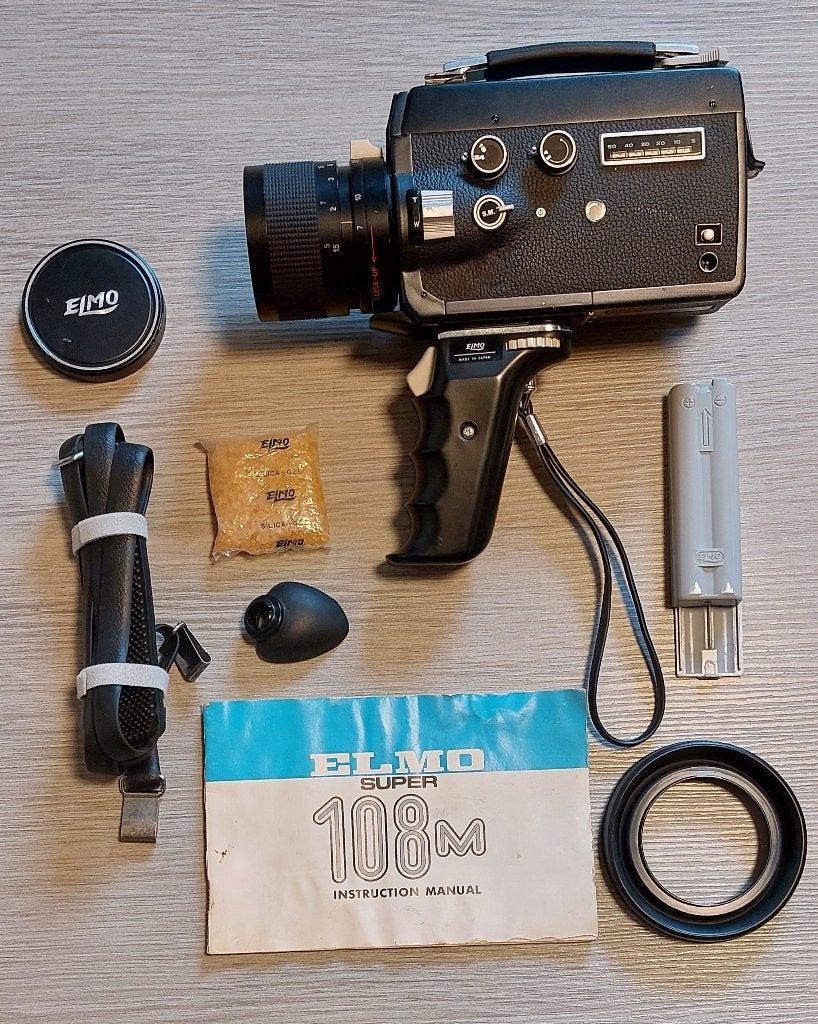 Camera Vintage ELMO - SUPER 8, Collections, Enlèvement ou Envoi, 1960 à 1980, Caméra