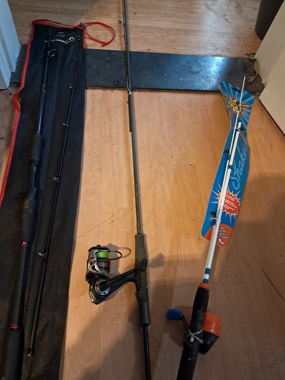verschillende hengels, Watersport en Boten, Ophalen
