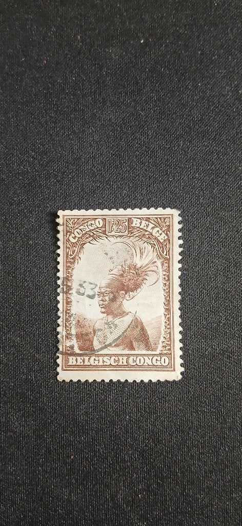 Postzegel Belgisch Congo, Envoi, Autres pays, Affranchi