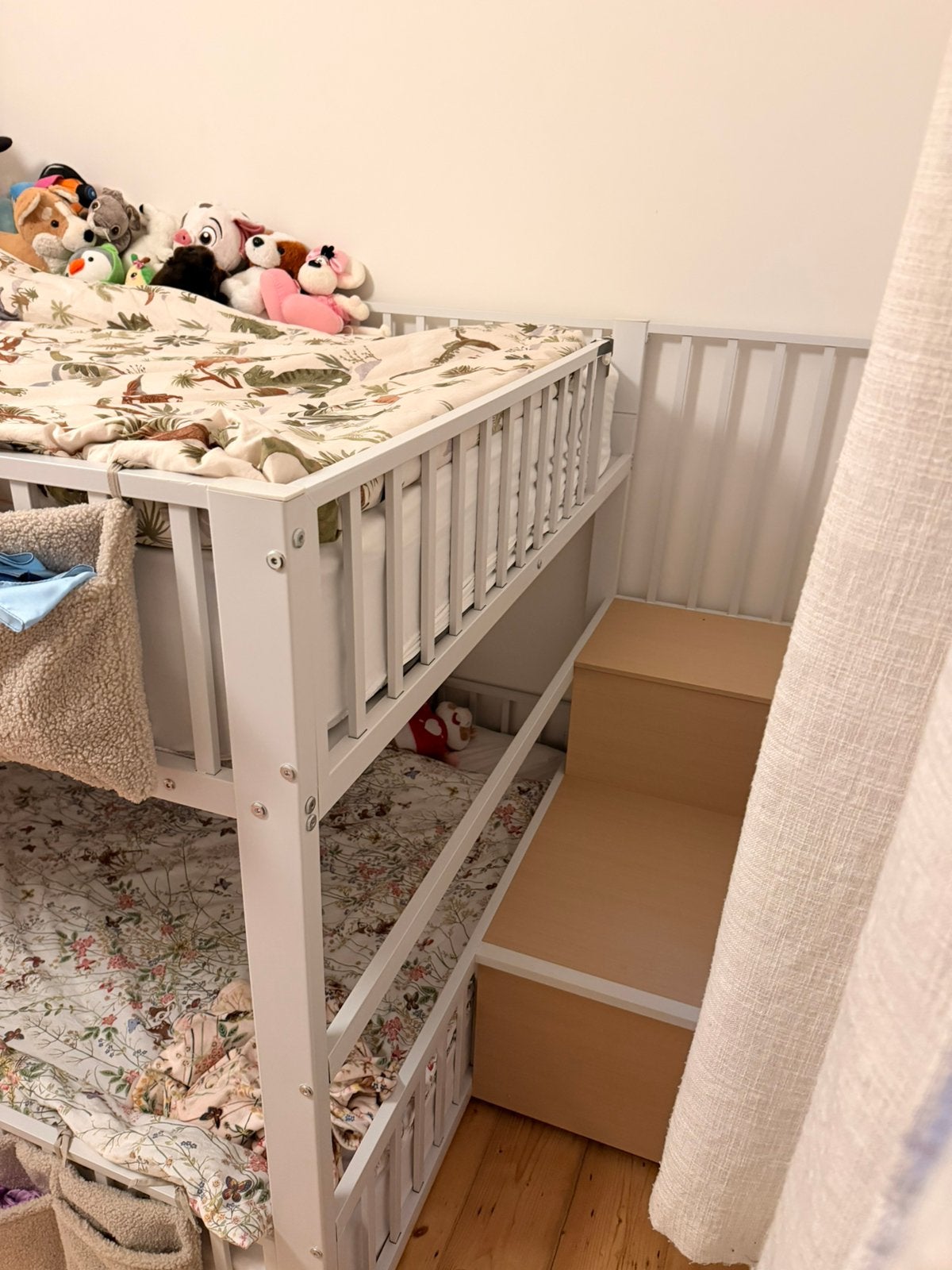 Stapelbed met 2 matrassen, Ophalen, Zo goed als nieuw, Stapelbed