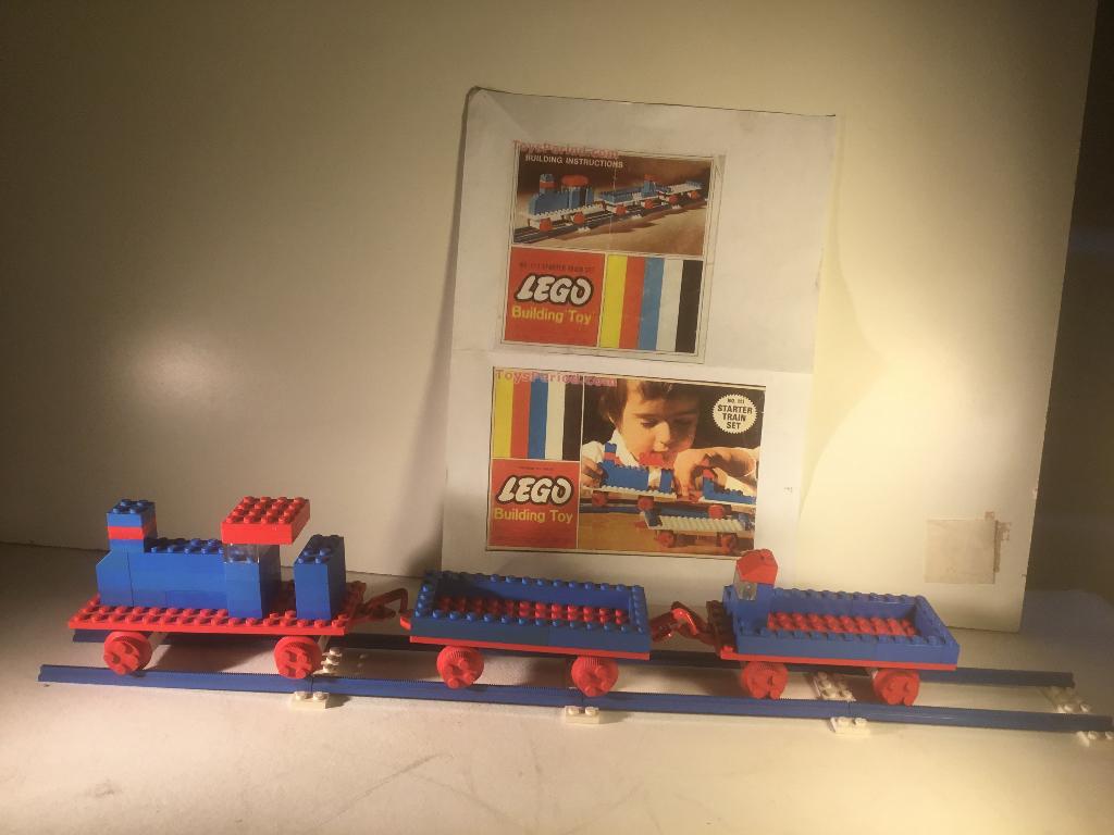 Oude Lego trein, Ophalen of Verzenden, Complete set, Lego