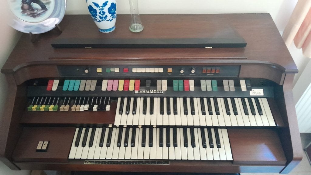 Orgue Hammond Leslie, Musique & Instruments, Enlèvement, Utilisé, 2 claviers, Orgue