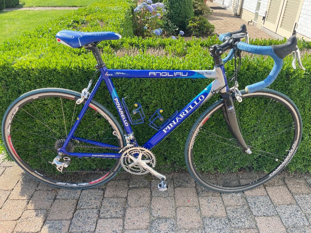 Koesfiets Pinarello, Fietsen en Brommers, 28 inch, Gebruikt, Velgrem, 49 tot 53 cm