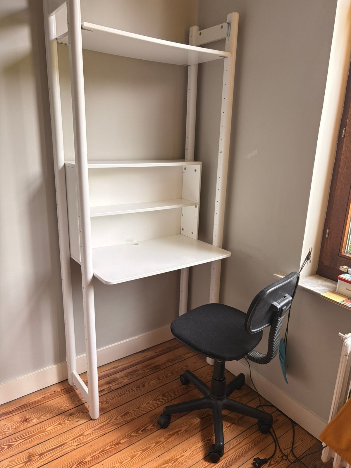 Bureau flexa, Enlèvement, Utilisé, Autres marques, Blanc