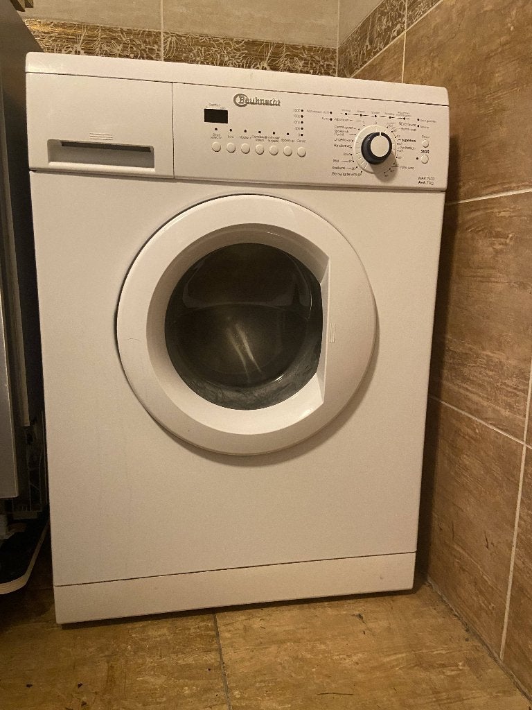 Bauknecht Wasmachine - 7kg, 1600 toeren, Electroménager, 6 à 8 kg, Programme lavage à la main, Comme neuf, Chargeur frontal