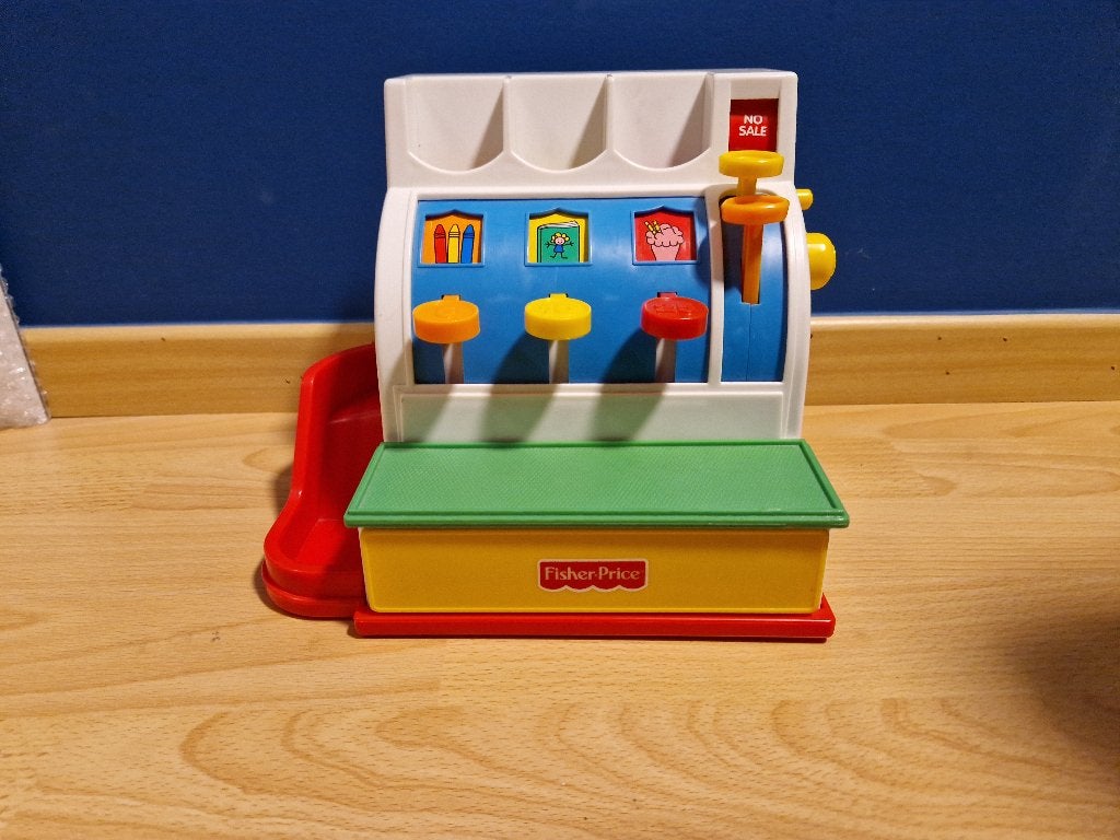 Caisse enregistreuse Fisher Price, Enlèvement, Utilisé, Set de jeu