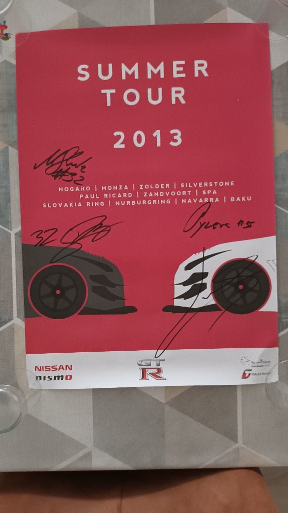 Poster Nissan Nismo R35 GT-R - 2013 24h Spa, Enlèvement ou Envoi, Rectangulaire vertical, A1 jusqu'à A3, Comme neuf
