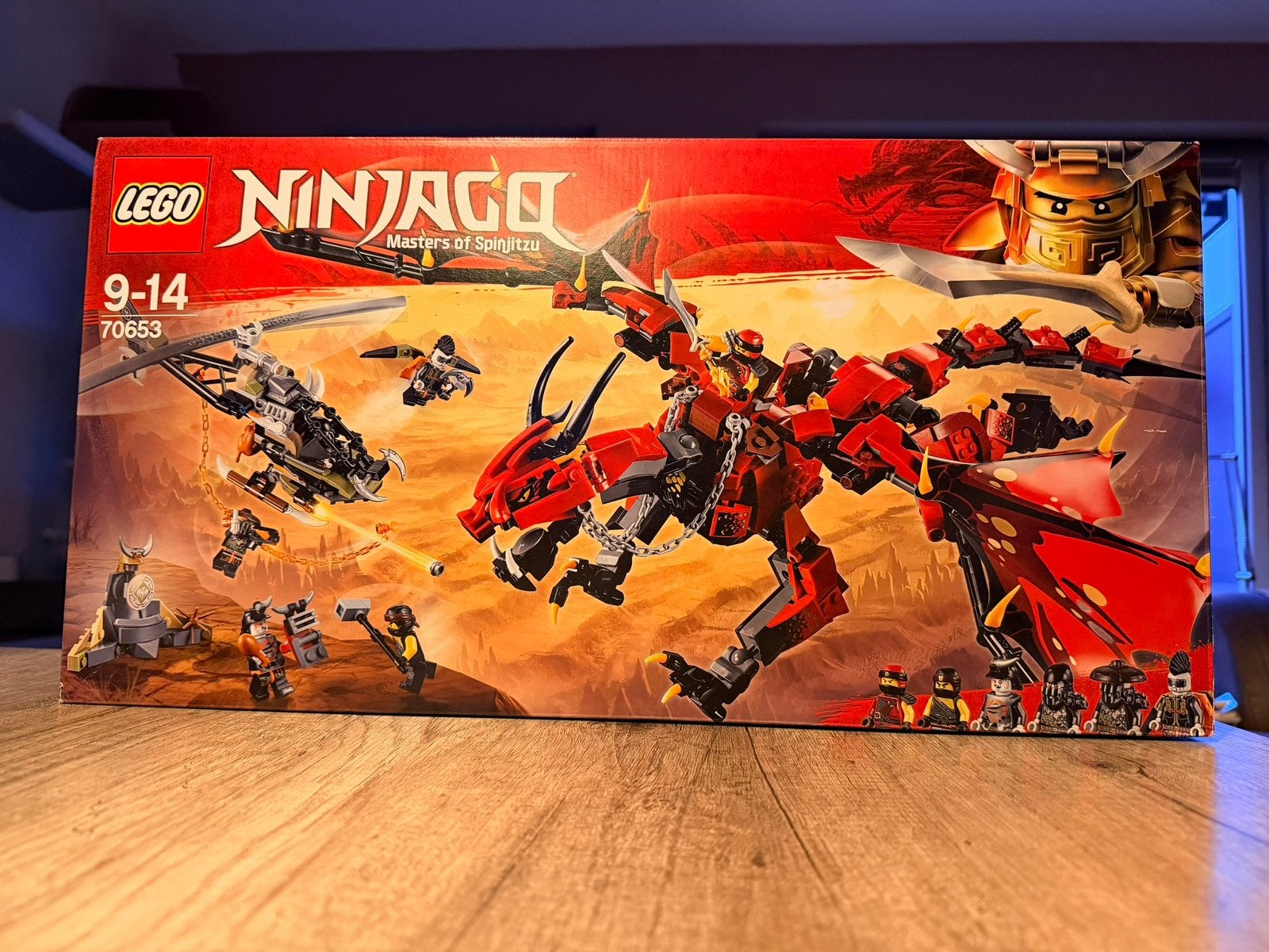 Lego Ninjago set 70653, de Drakenjager, Lego, Ophalen of Verzenden, Zo goed als nieuw, Compleet