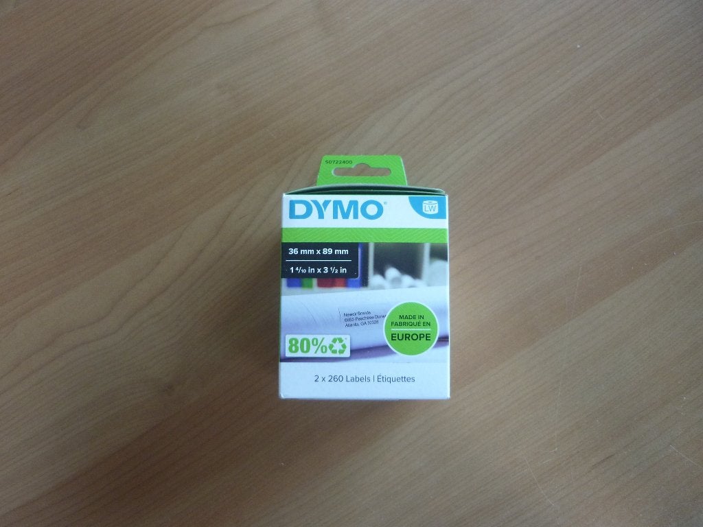 Dymo LW 36 x 89 mm label stickers adresetiketten 2x260 stuks, Computers en Software, Ophalen of Verzenden
