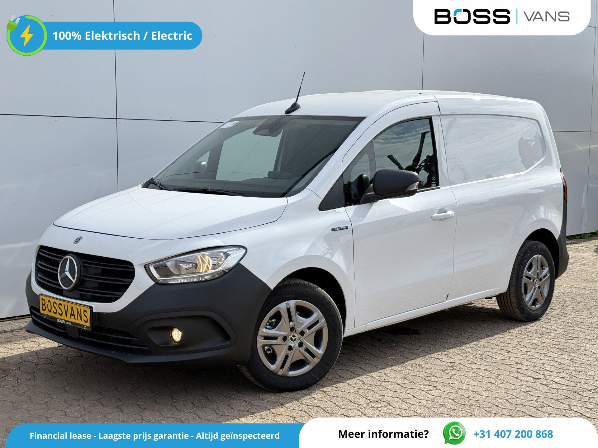 Mercedes-Benz eCitan Pro 51kWh 122PK Nieuw! L1 Elektrisch 30, Autos, Entreprise, 40 min, Entretenue par le concessionnaire, Noir