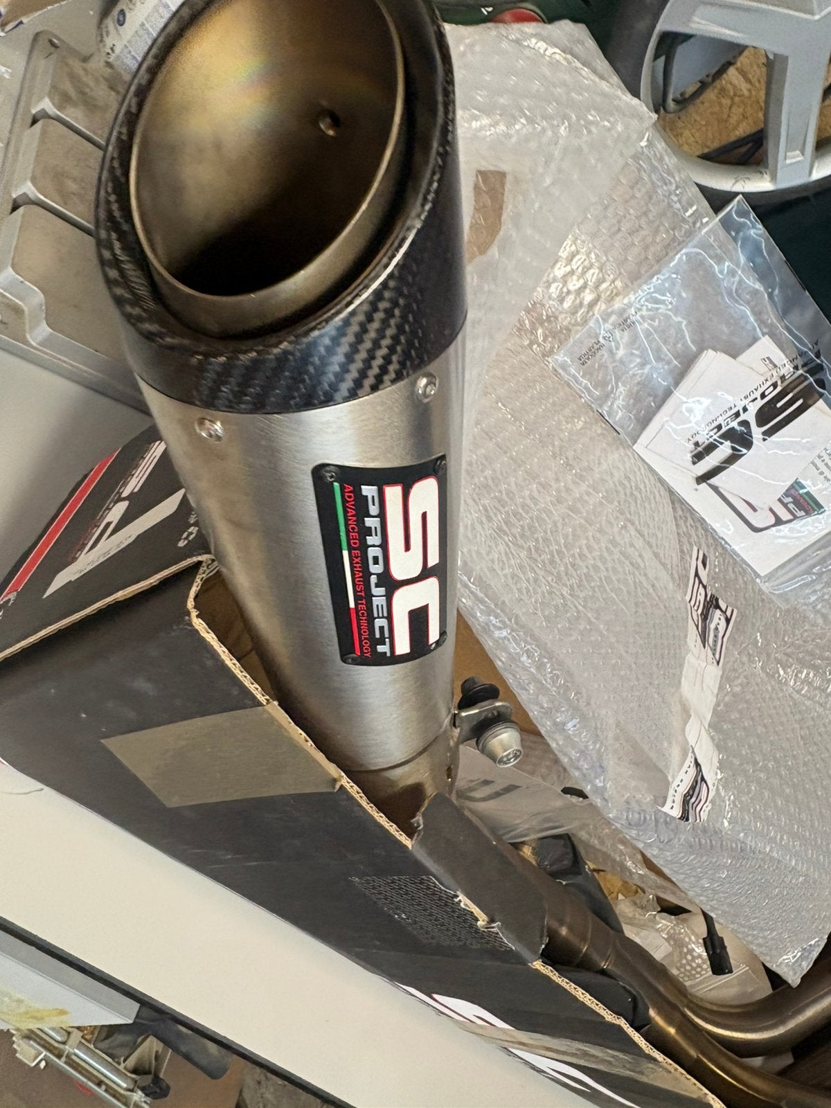 Échappement SC Project S1 Triumph street triple 765, Motoren, Ophalen of Verzenden