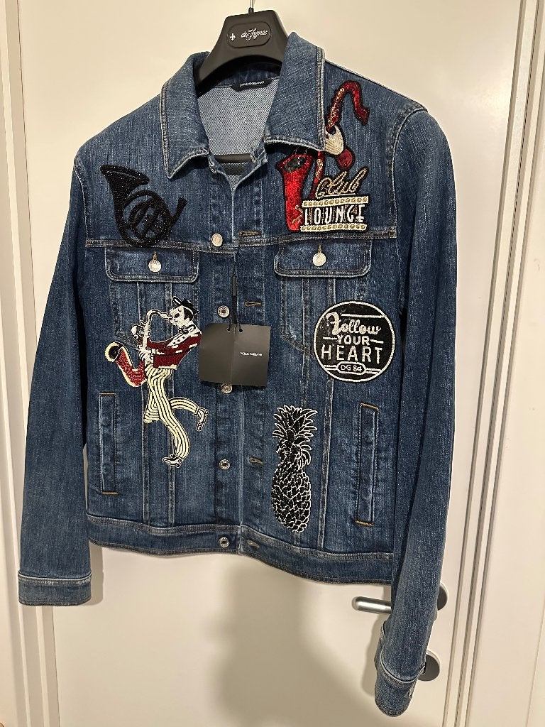 Veste dolce & gabbana, Neuf, Enlèvement, Bleu, Taille 48/50 (M)
