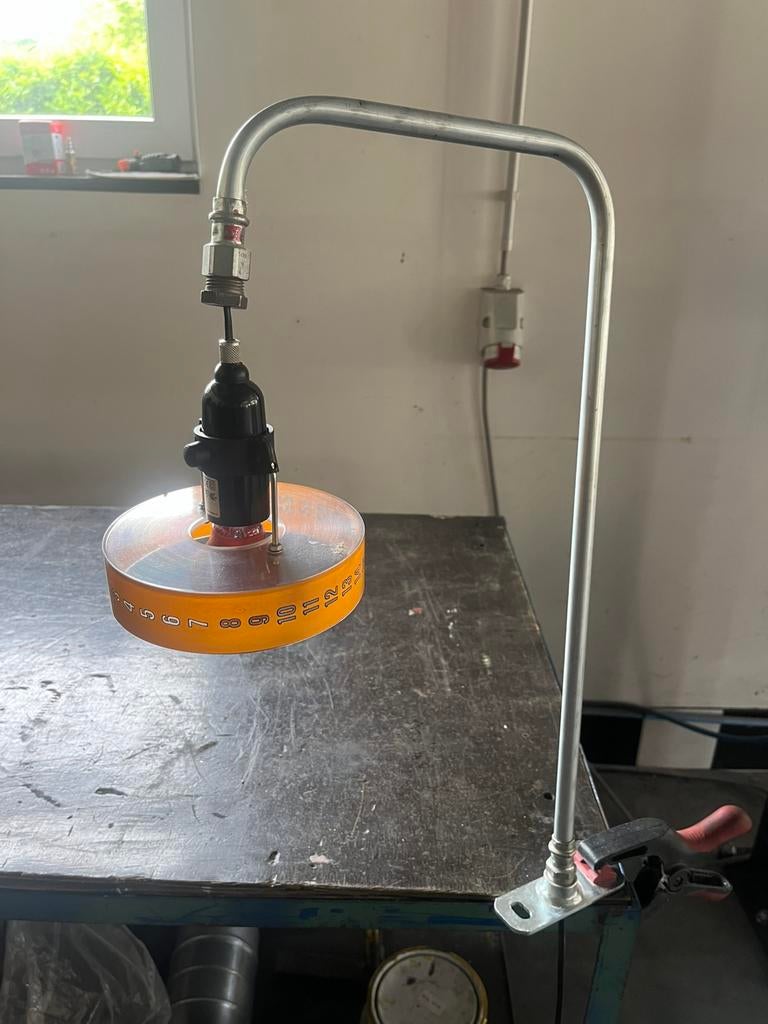 Mancave, garage, cafe, industrieel lamp, Huis en Inrichting, 50 tot 75 cm, Ophalen of Verzenden, Zo goed als nieuw, Metaal