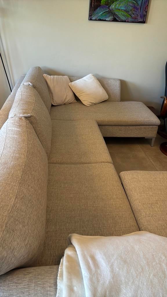Canapé avec méridienne, Maison & Meubles, 75 à 100 cm, Banc d'angle, Quatre personnes ou plus, Design