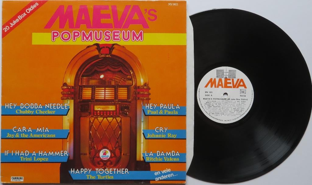 Maeva - Popmuseum. 20 jukebox oldies. Lp, Ophalen of Verzenden, Gebruikt, 12 inch, Pop