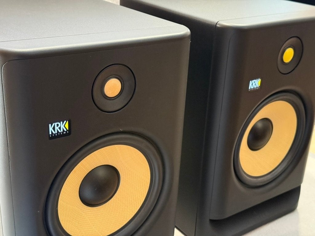 KRK Rokit 8 G4 (paar) studio monitor speakers, Ophalen, Studiomonitor, 120 tot 150 watt, Zo goed als nieuw