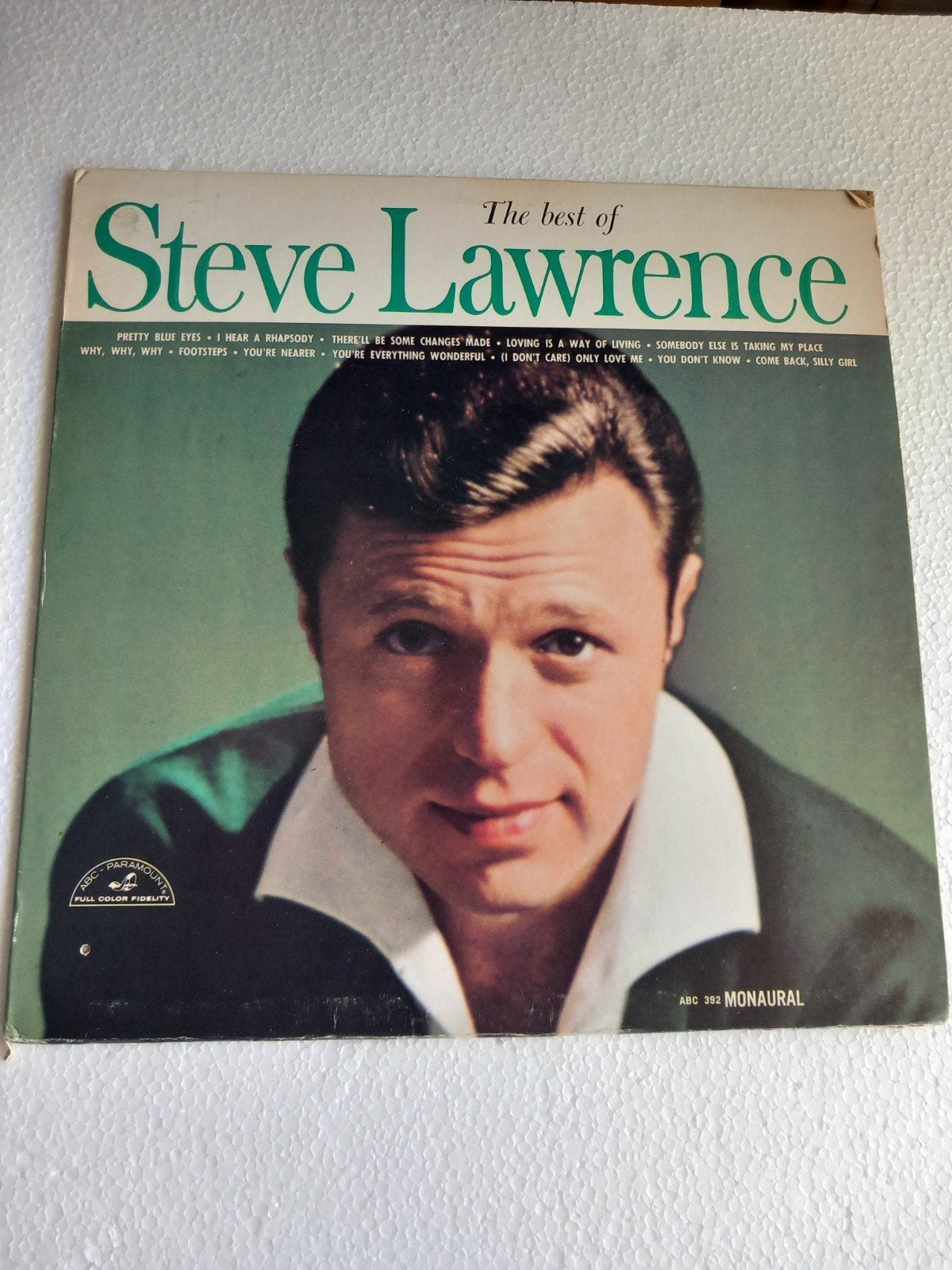 STEVE LAWRENCE. THE BEST OF .PRETTY BLUE EYES. 60S USA LP