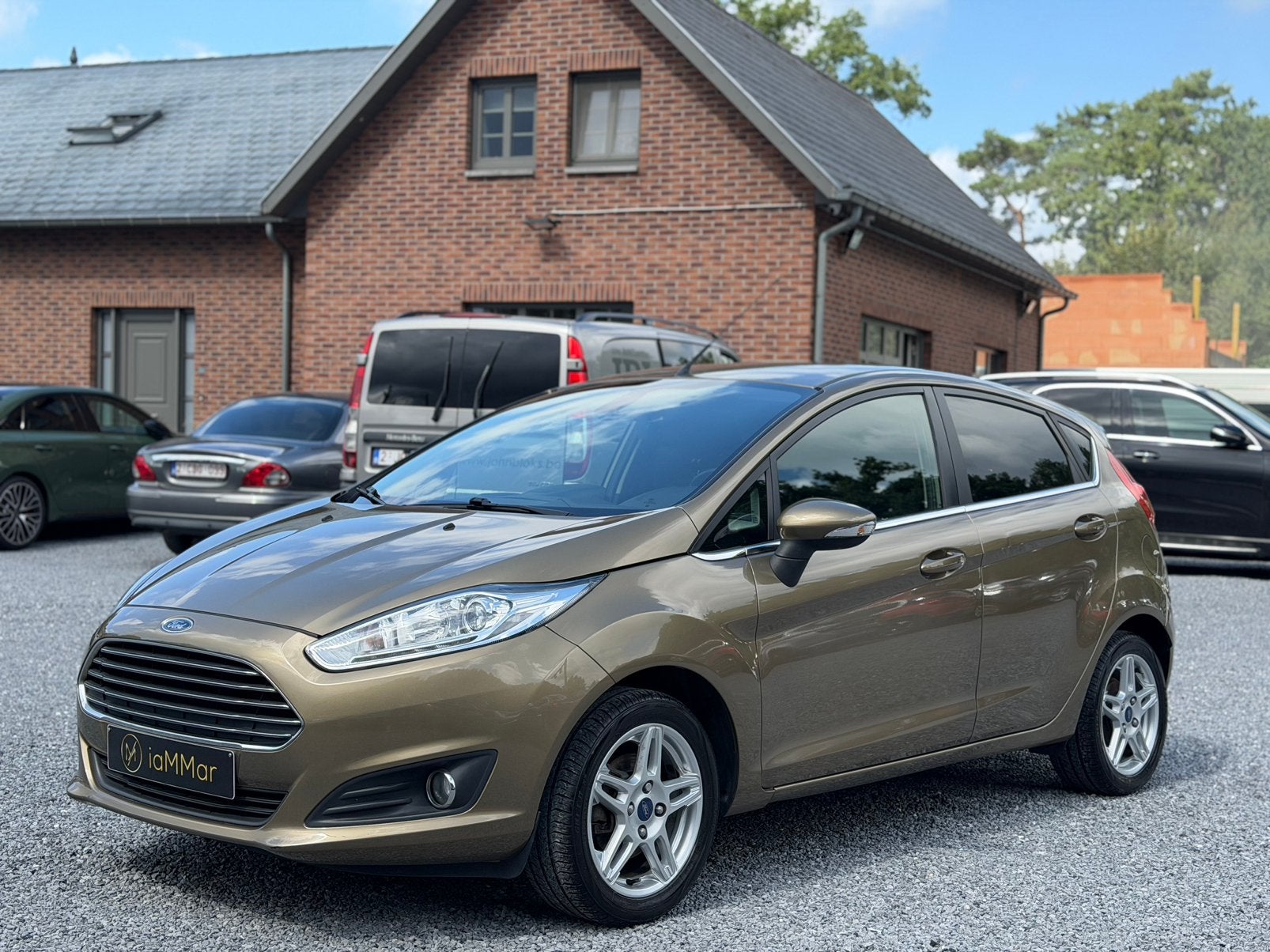 FORD FIESTA - 1.6 BENZINE - AUTOMAAT, Auto's, Ford, Automaat, Stof, Zwart, Bruin