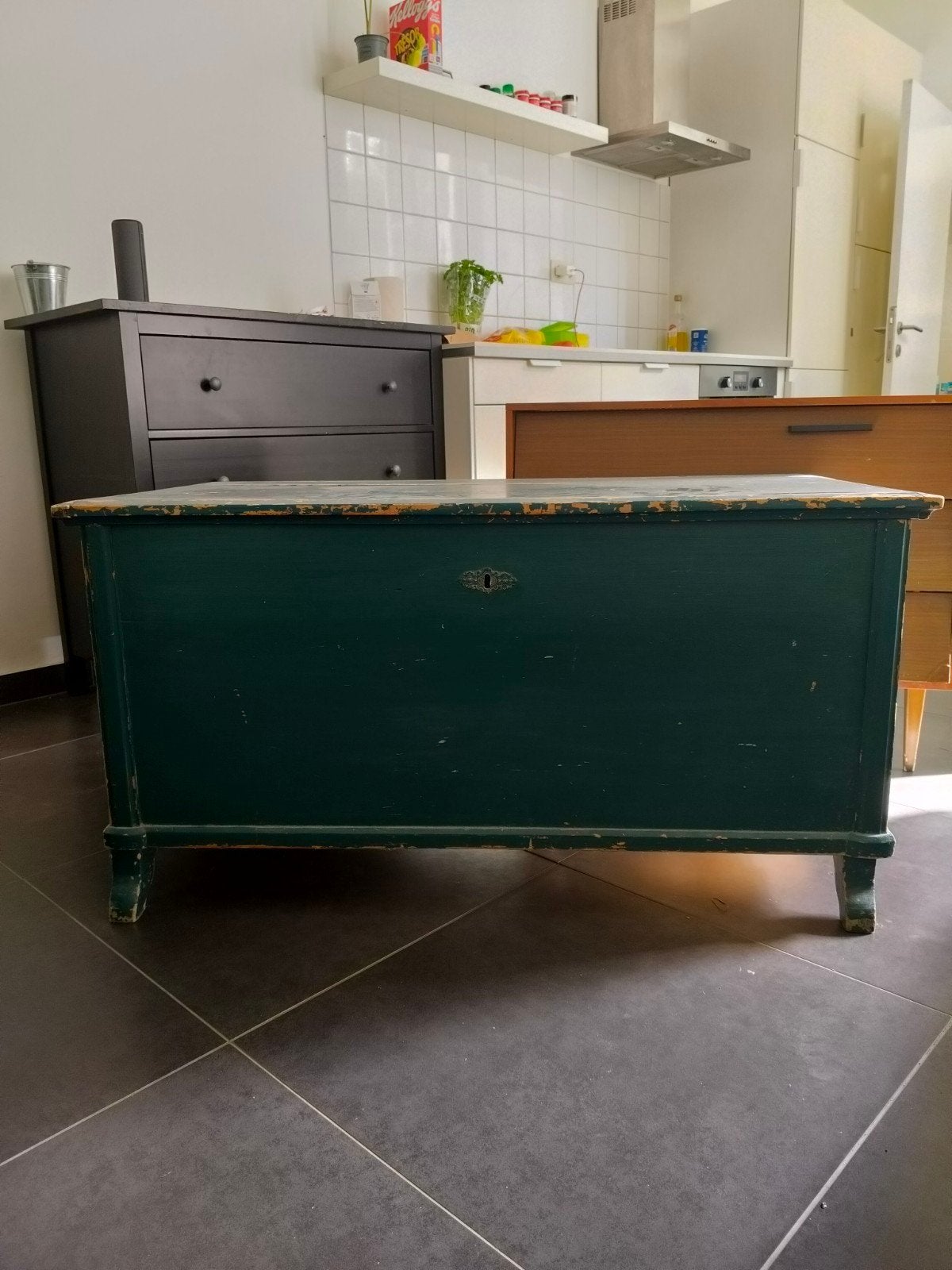 houten opbergkist, Huis en Inrichting, Woonaccessoires | Kisten, Ophalen