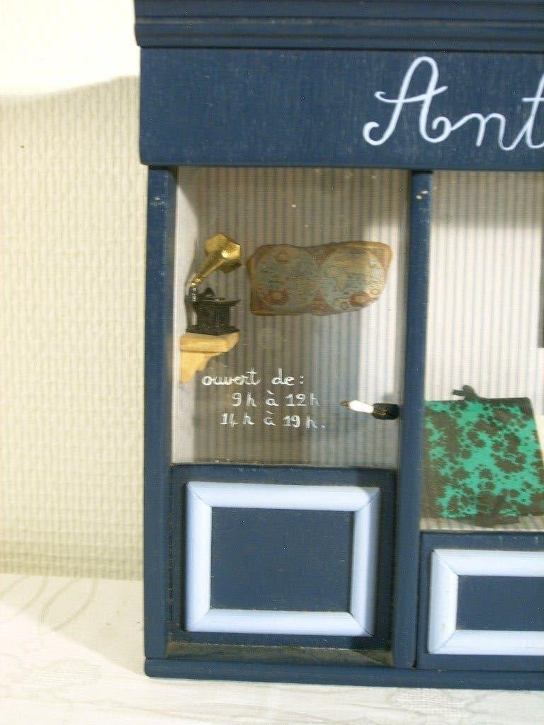Diorama van Franse antiekwinkel., Antiek en Kunst, Ophalen of Verzenden