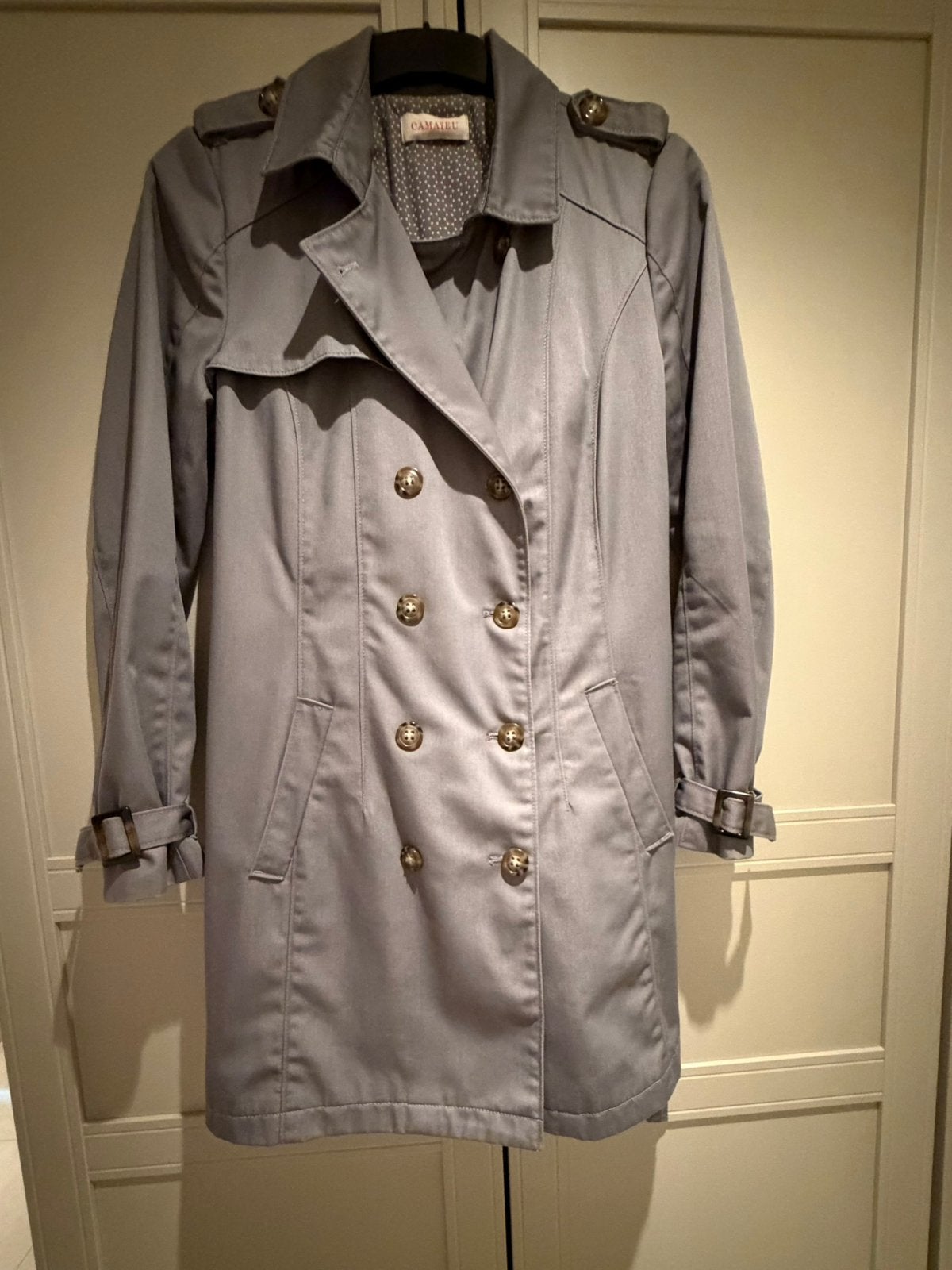 Trench Camaieux bleu gris, Vêtements | Femmes, Enlèvement, Comme neuf, Bleu
