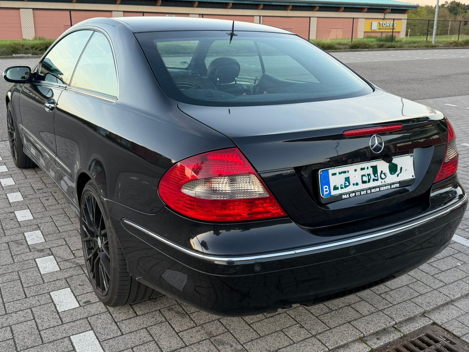 Mercedes Clk 220 cdi Automaat, Auto's, Automaat, 4 zetels, Achterwielaandrijving, Zwart