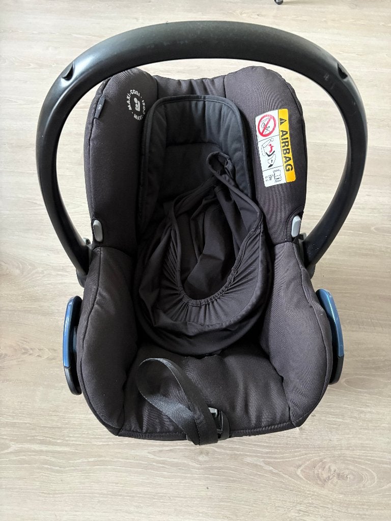 Maxi-Cosi Citi autostoel 0–13 kg + zonnekap – zwart, Ceinture de sécurité, Enlèvement, Utilisé, Maxi-Cosi