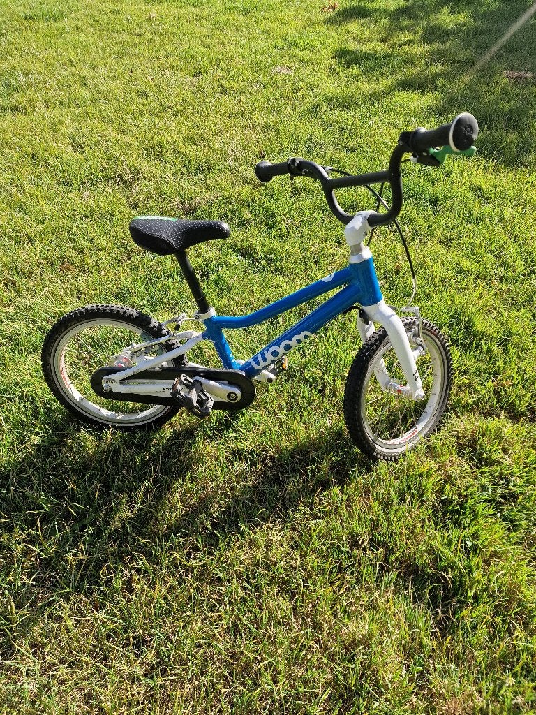 Woom 2 - Vélo à pédales, pour enfant - Bleu, Vélos & Vélomoteurs, Enlèvement, Utilisé, Moins de 16 pouces, Woom
