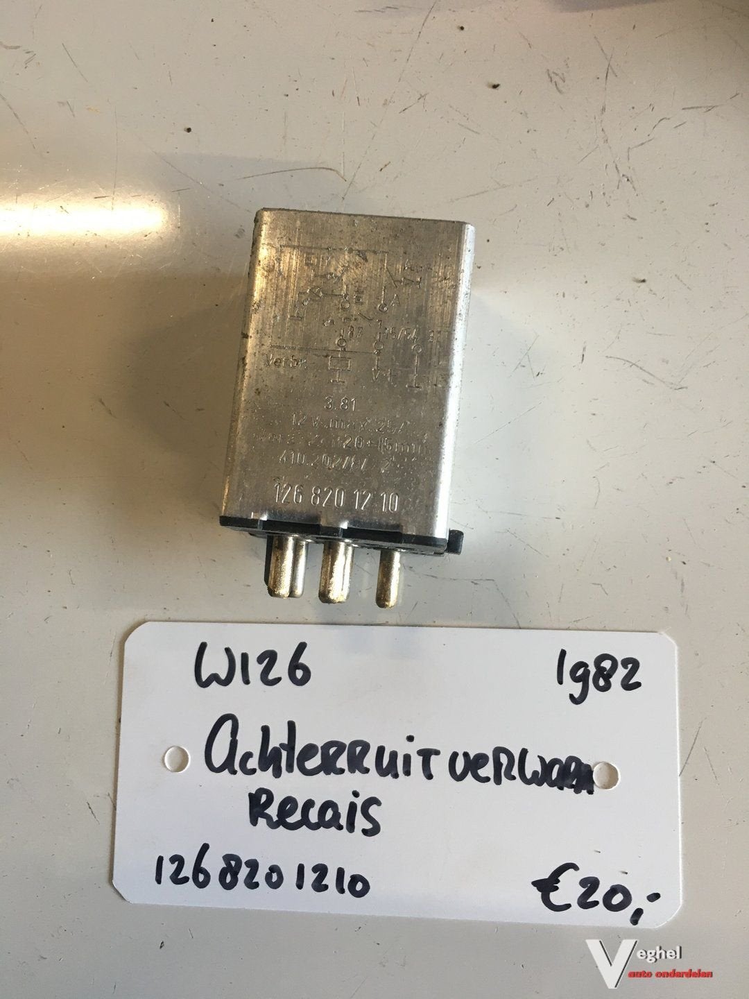 Mercedes w126 280SE 1982 Achterruitverwarming Relais, Gebruikt, -, -, Ophalen of Verzenden