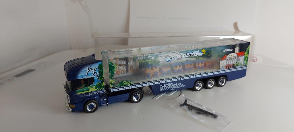 Marklin Scania 164 Marklin Magazin 2001, Analogique, Enlèvement ou Envoi, Comme neuf, Pont, Tunnel ou Bâtiment
