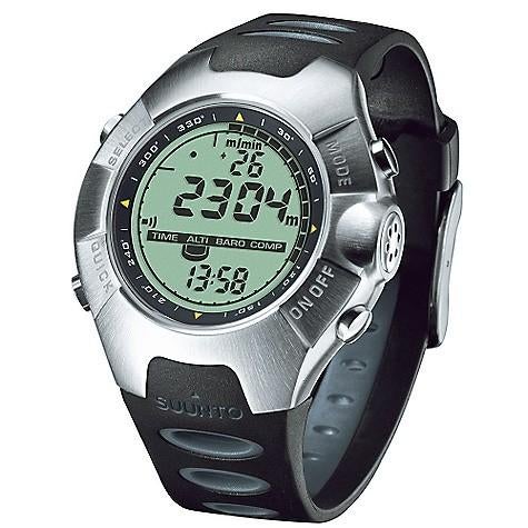 Montre SUUNTO Observer Altimètre - Baromètre - Boussole, Handtassen en Accessoires, Sporthorloges, Ophalen, Gebruikt, Suunto, Grijs