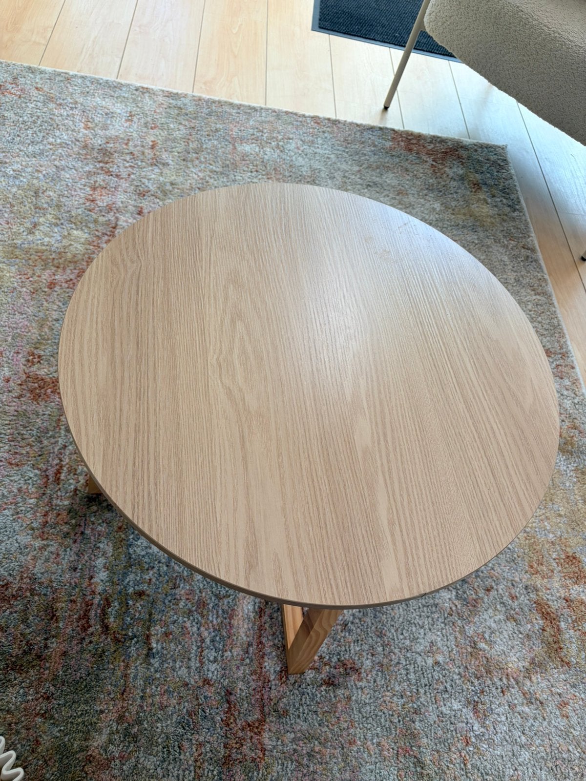 Zo goed als nieuwe houten salontafel, Huis en Inrichting, Tafels | Salontafels, Ophalen, Zo goed als nieuw