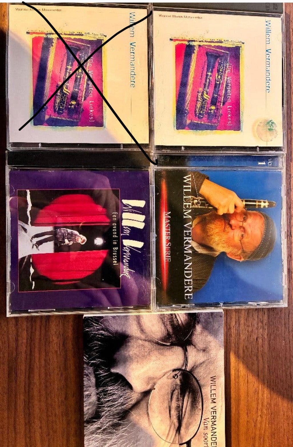 Lot van 4 CD's: Willem Vermandere, Cd's en Dvd's, Ophalen of Verzenden, Verzamelalbum