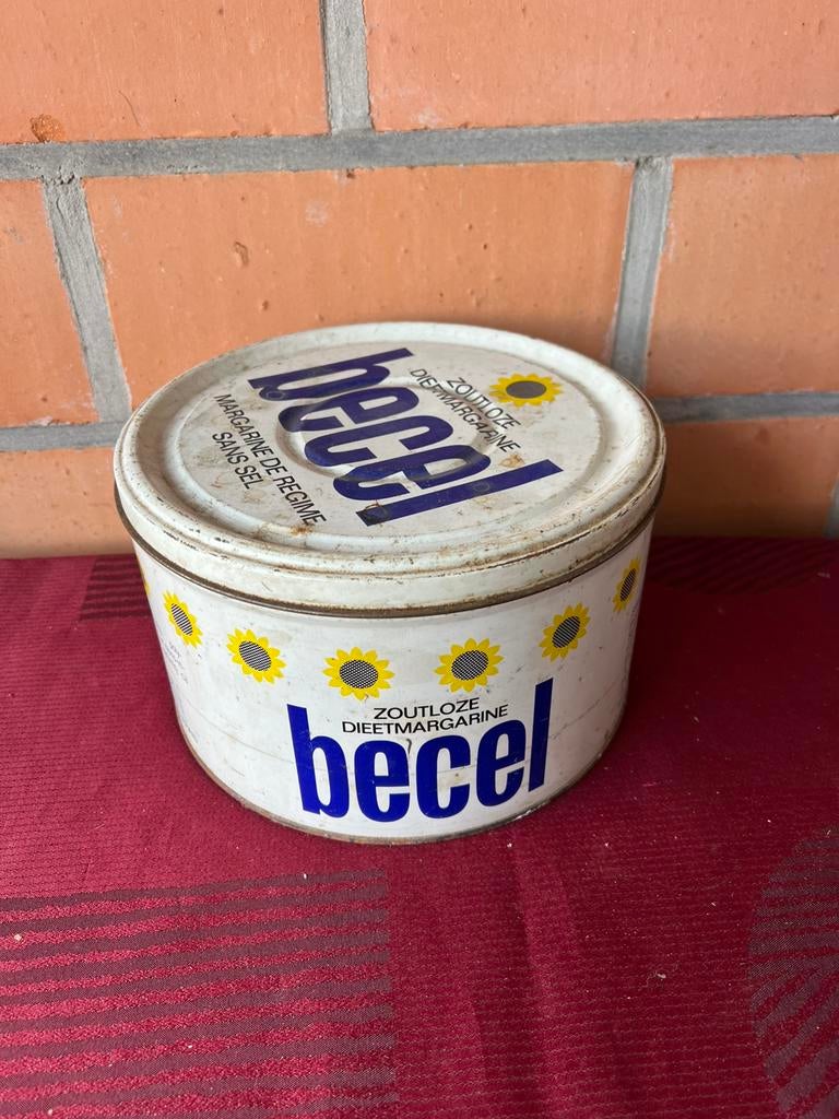 Oud blik becel, Ophalen of Verzenden, Zo goed als nieuw